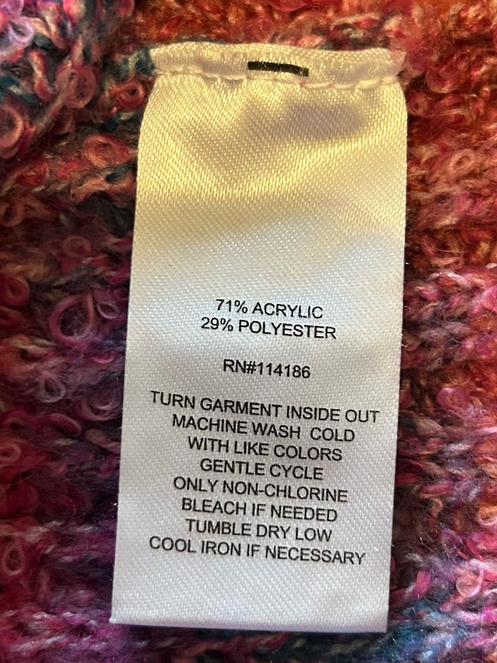 Striped Pink Crewneck Knit Sweater - Picture 5 of 5